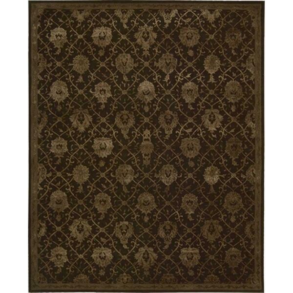 Nourison Regal Area Rug Collection Chocolate 5 Ft 6 In. X 8 Ft 6 In. Rectangle 99446055149